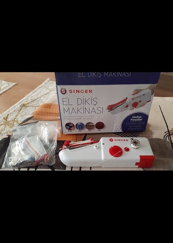 Singer Beyaz Singer Mini Dikiş Makinesi