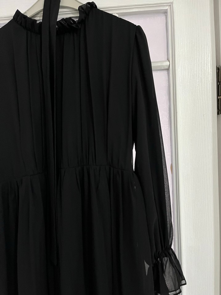 Abiye Pliseli Elbise - Görsel 5