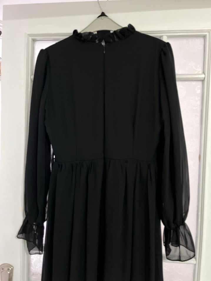 Abiye Pliseli Elbise - Görsel 3