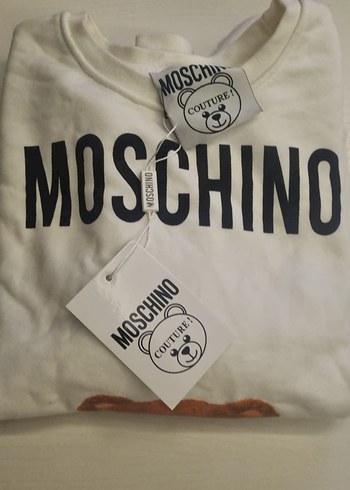 Moschino Baskılı Fermuarlı Beyaz Köpek Kıyafeti - Görsel 2