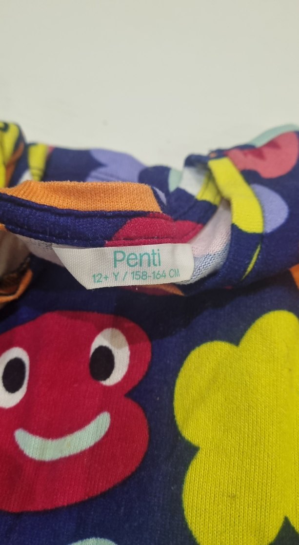 Renkli Baskılı Kız Çocuk pijama - Görsel 3