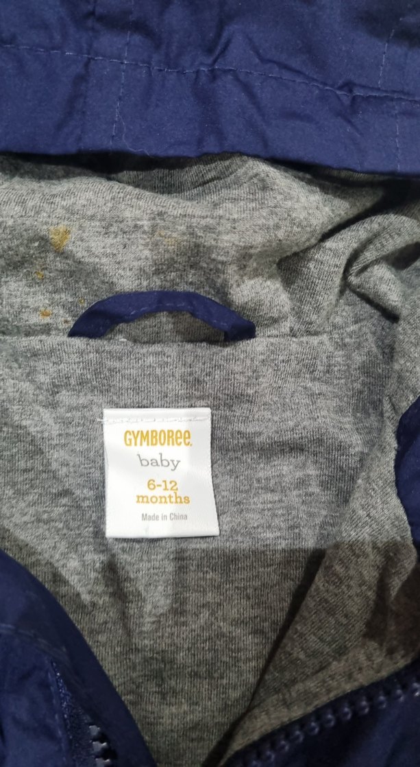 Kapüşonlu Erkek Çocuk Mavi Yağmurluk - Görsel 3