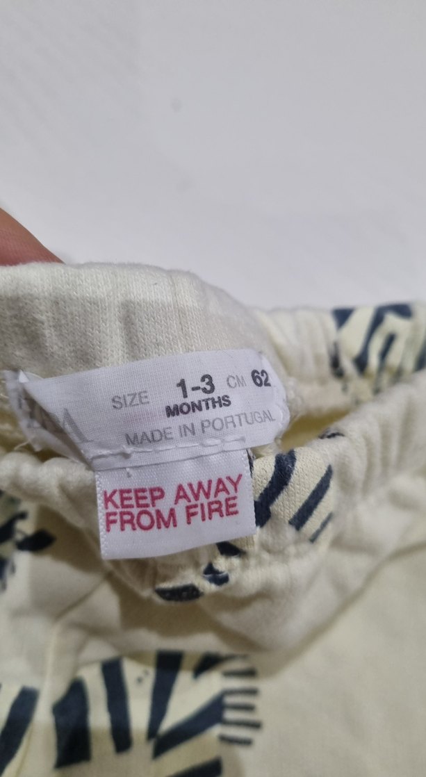 Erkek Çocuk Zebra Desenli Rahat Pantolon 2 parça - Görsel 2