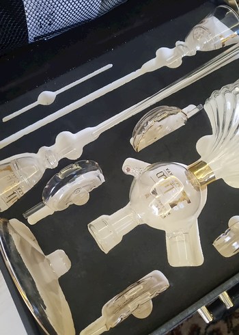 Beyaz Klasik Cam Servis Seti Nargile - Görsel 5