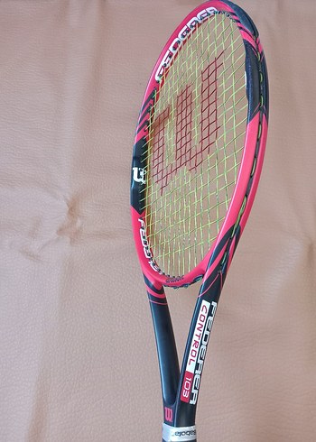 Wilson Renkli Kırmızı Tenis Raketi - Görsel 6