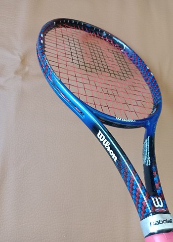 Renkli Mavi Wilson Tenis Raketi - Görsel 2