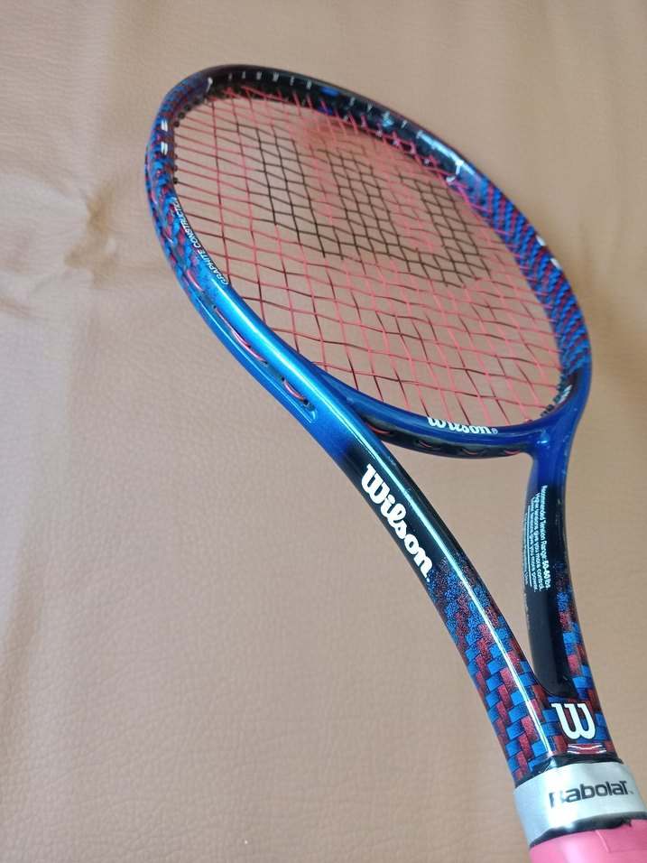 Renkli Mavi Wilson Tenis Raketi - Görsel 2