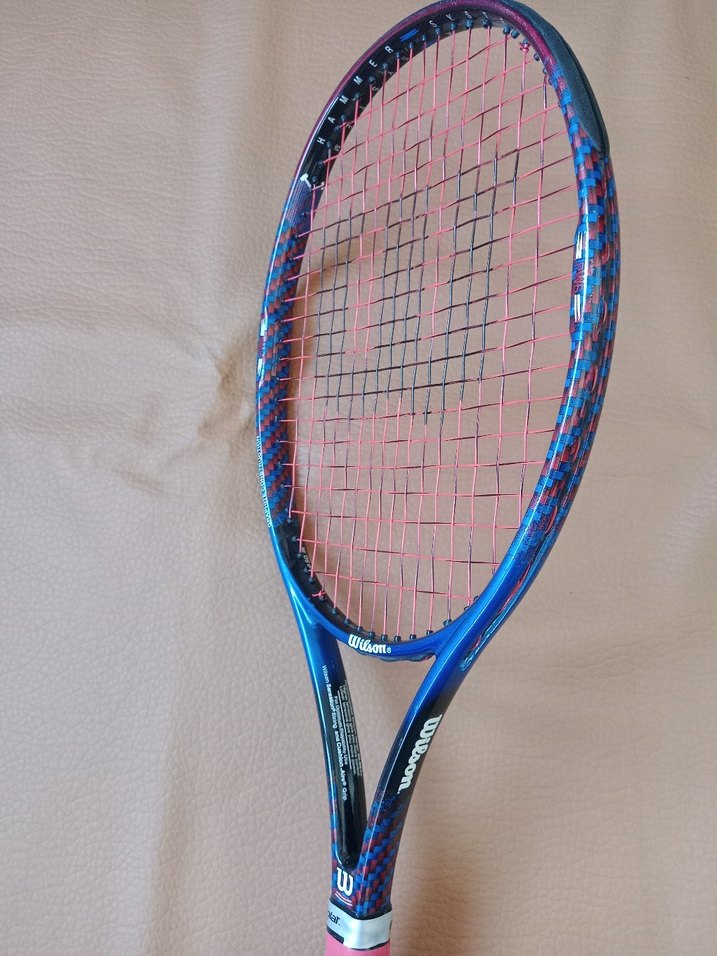 Renkli Mavi Wilson Tenis Raketi - Görsel 5