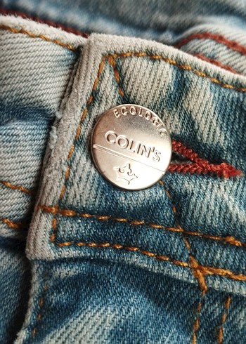 Mavi Kadın Denim Pantolon, Normal Boy, Tokalı - Görsel 3