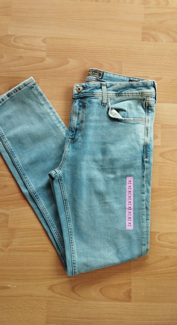 Pastel Mavi Regular Fit Denim Erkek Jean - Görsel 2