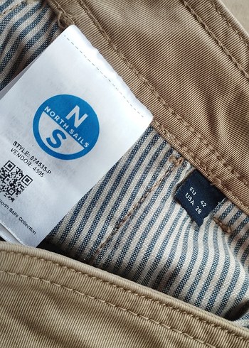 Bej Erkek Keten Rahat Kesim Pantolon - Görsel 4