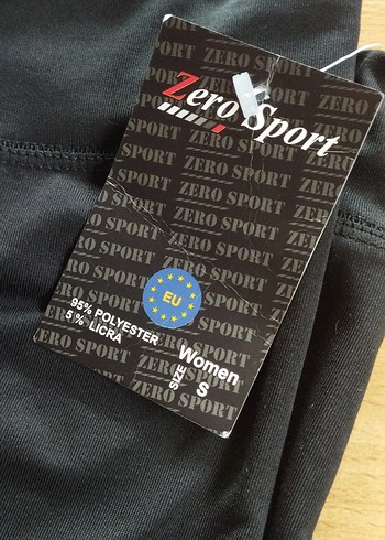 File Detaylı Siyah Spor Kadın Tayt - Görsel 3