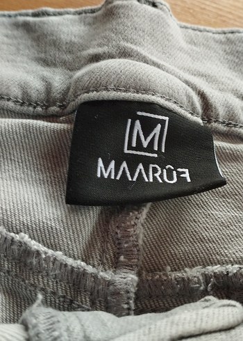 Gri Denim Kadın Rahat Kesim Pantolon - Görsel 6