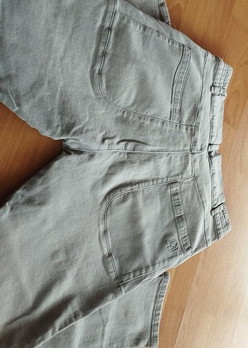 Gri Denim Kadın Rahat Kesim Pantolon - Görsel 4