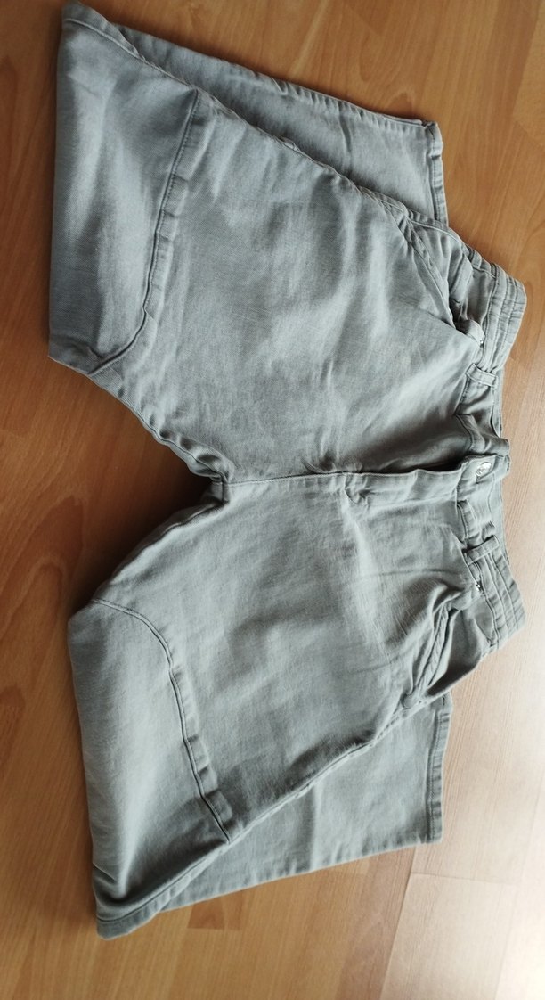 Gri Denim Kadın Rahat Kesim Pantolon - Görsel 3