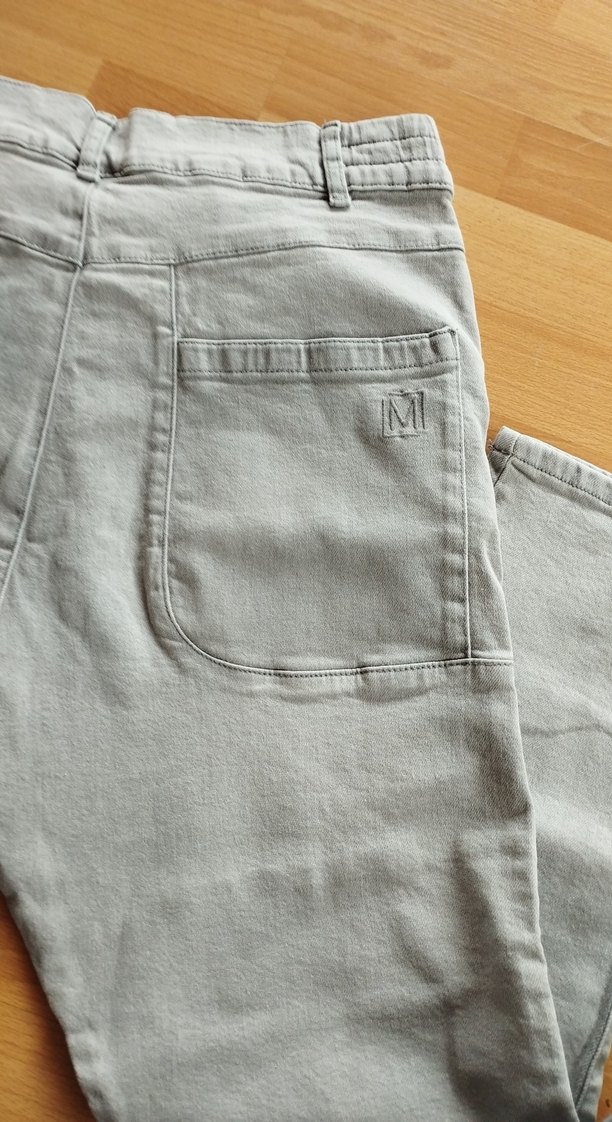 Gri Denim Kadın Rahat Kesim Pantolon - Görsel 5