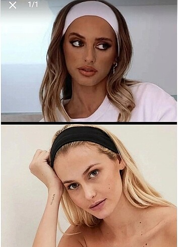 İkili Pamuklu Esnek Saç bandı
