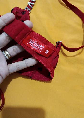 Kırmızı Sütyen Takımı - Görsel 2