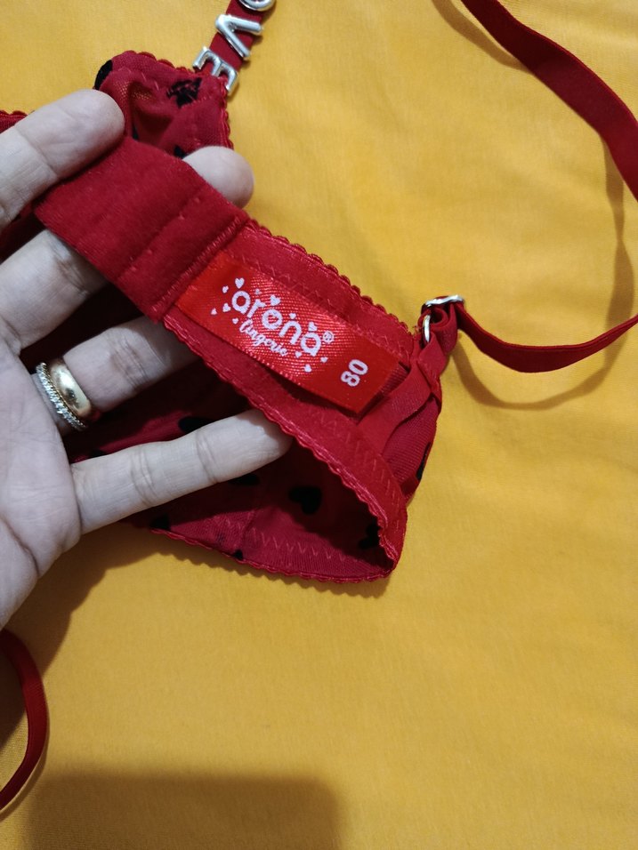 Kırmızı Sütyen Takımı - Görsel 2