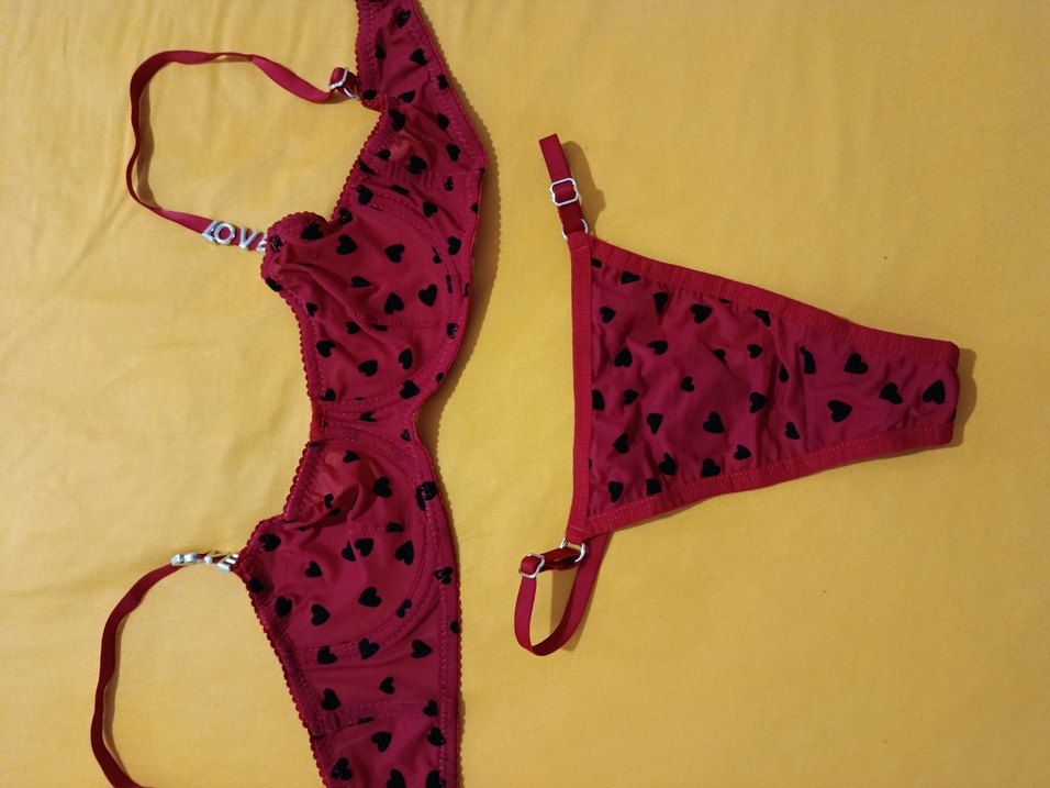 Kırmızı Sütyen Takımı - Görsel 5