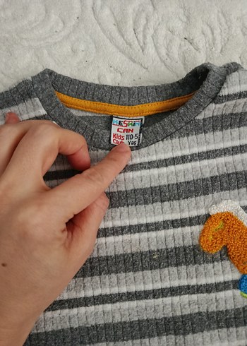 Gri Erkek Bebek Triko Takım - Görsel 2