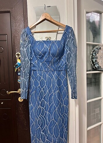 Vintage Love Midi boy sim detayli elbise