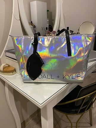 xl Beden gri Renk Kendall and kylie deichmann çanta bag gümüş altın