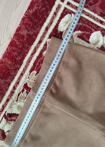 Kız Çocuk Süet Taşlı, pul işleme detaylı Dar Kesim Tayt - Görsel 3