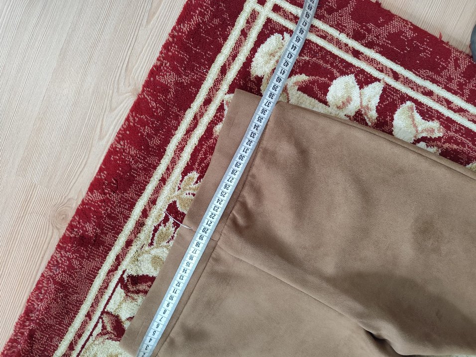 Kız Çocuk Süet Taşlı, pul işleme detaylı Dar Kesim Tayt - Görsel 3