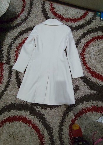 Adil Işık Marka, Ekru rengi Beyaz Kadın Midi Kaban - Görsel 2