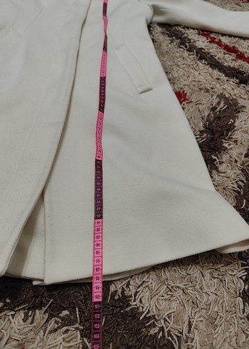 Adil Işık Marka, Ekru rengi Beyaz Kadın Midi Kaban - Görsel 8