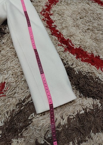 Adil Işık Marka, Ekru rengi Beyaz Kadın Midi Kaban - Görsel 7