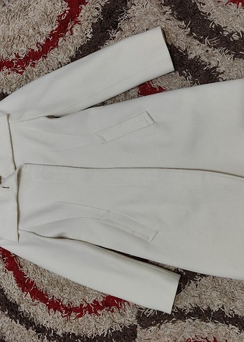 Adil Işık Marka, Ekru rengi Beyaz Kadın Midi Kaban - Görsel 4