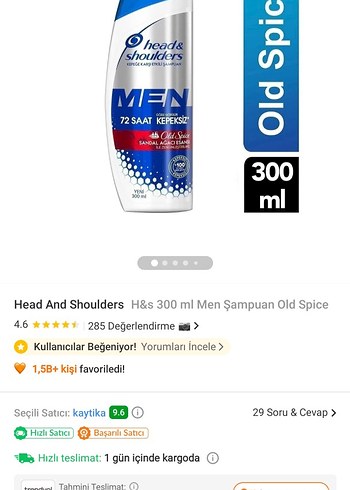 Head & Shoulders Erkek Şampuanı 300 ml - Görsel 6
