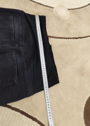 xl Beden siyah Renk Siyah Kemerli Hamile Kot Pantolon