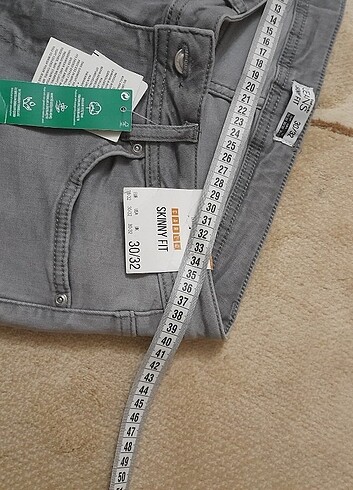 Gri Kot Pantolon - Görsel 4