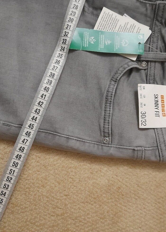 Gri Kot Pantolon - Görsel 3