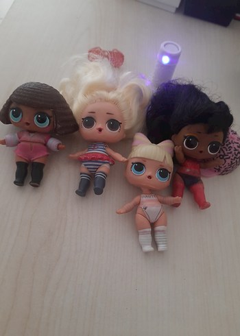 4 Adet Renkli lol Bebek Seti