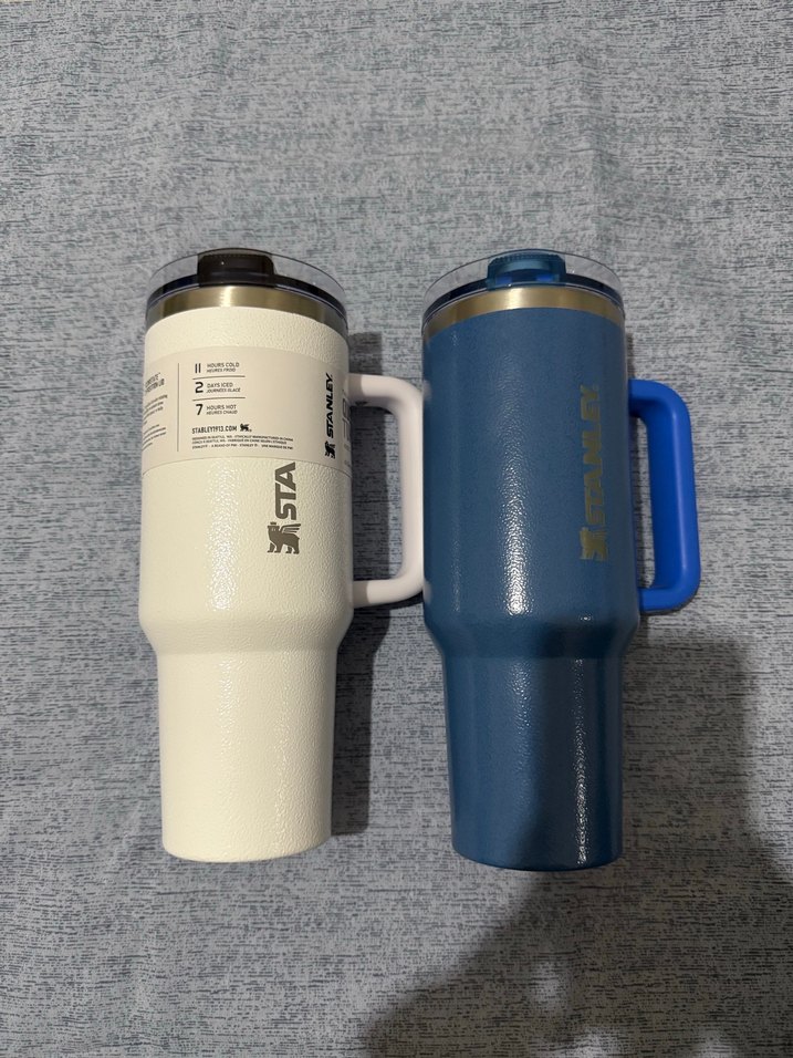 Stanley Mavi Termos Bardak Kulplu - Görsel 2