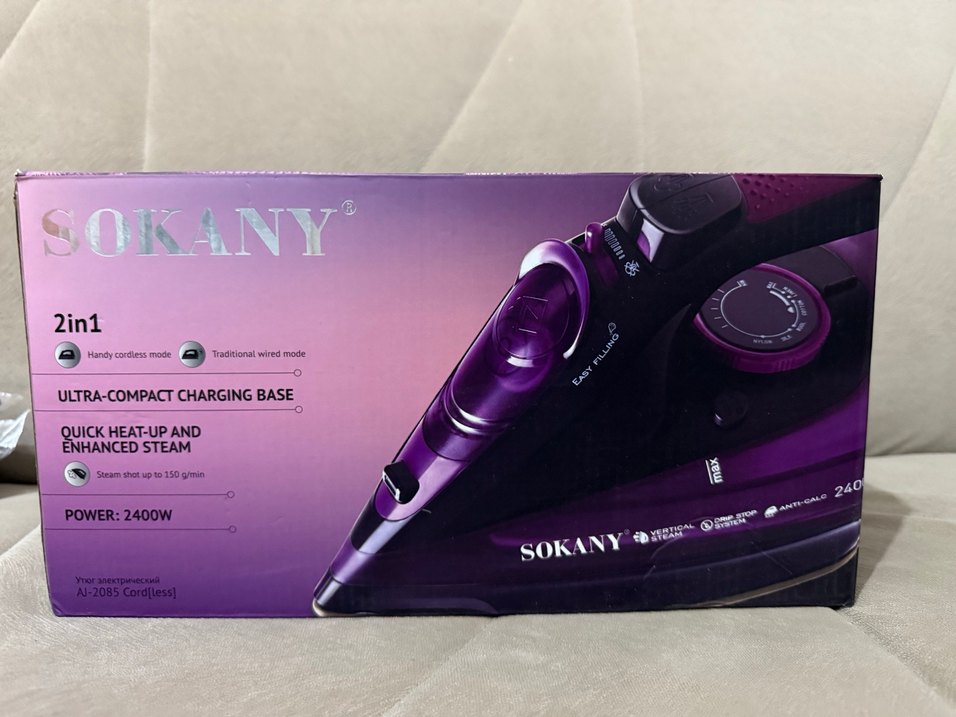 Sokany 2400W Mor Ütü - Görsel 3