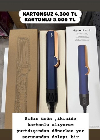 Dyson Airsrait Mavi Saç Düzleştirici