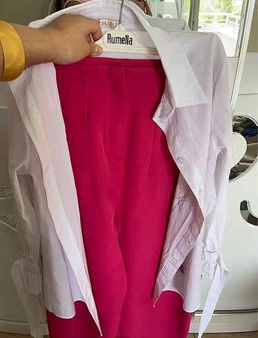 Fuşya pantolon