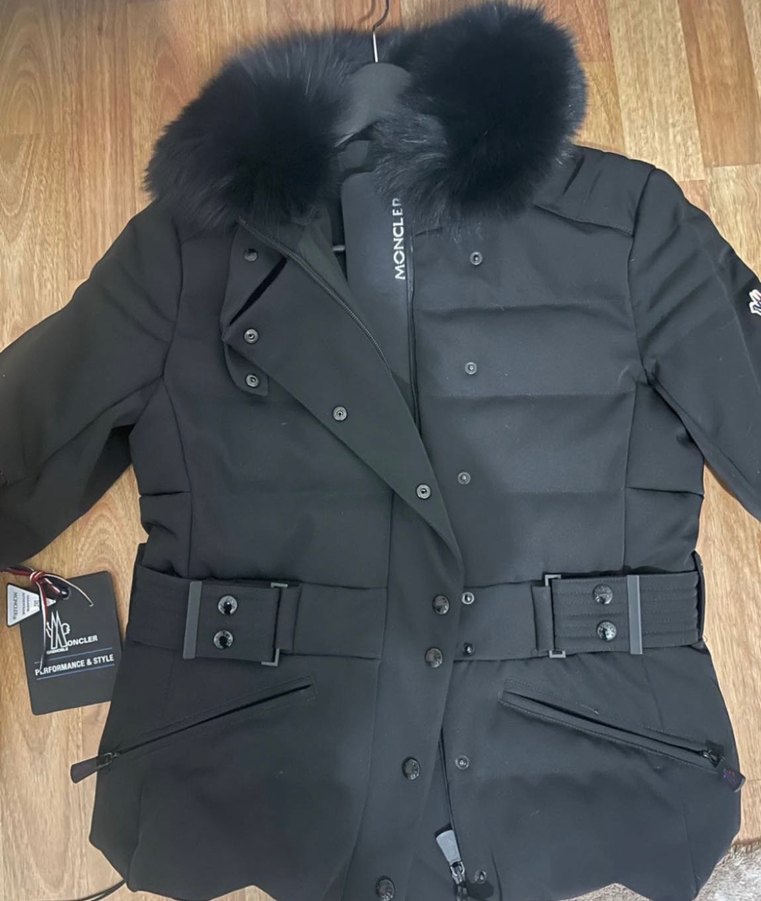 Siyah Kürklü Kadın Kışlık Mont - Görsel 2