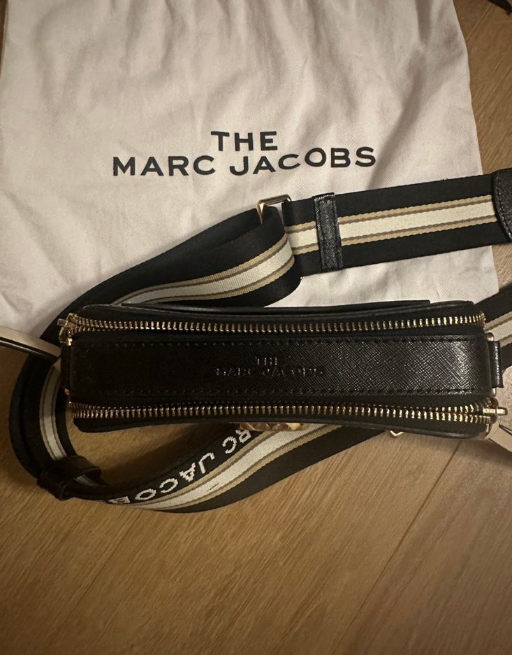 Beyaz Deri Marc Jacobs Bel Çantası - Görsel 3