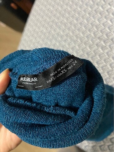 xs Beden Pull and bear boğazlı crop