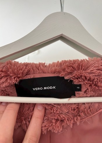 Gül kurusu renkli ince kürk - Görsel 3