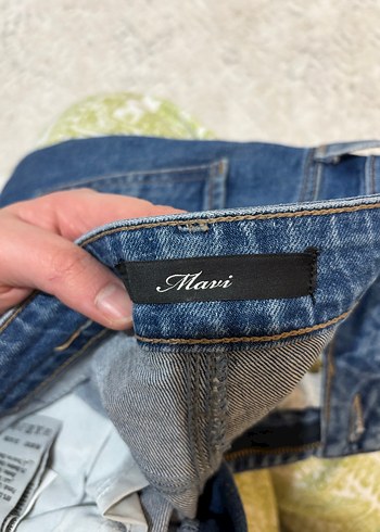 Kadın Mavi Denim Normal Kesim Jean - Görsel 2
