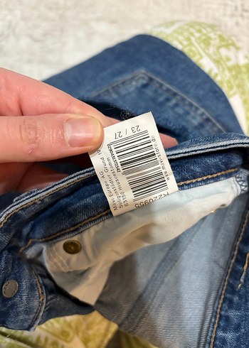 Kadın Mavi Denim Normal Kesim Jean - Görsel 3