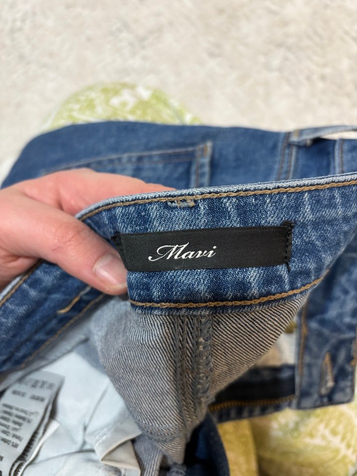 Kadın Mavi Denim Normal Kesim Jean - Görsel 2