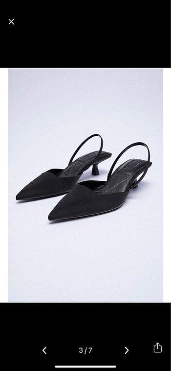 Zara mini topuklu ayakkabı
